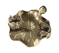 Pen Holder, Antique Style Desk Organizer with Leaf Frogs Design Decorative Pen Stand Storage Cup for Office Home School Classroom Vanity Table Use, for Students Men Women College Desk Organization