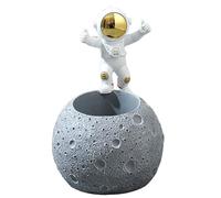 Pen Holder for Desk Astronauts on the Moon Pencil Holder Cool Desk Gadgets Space for Home Office School Pencil Cup