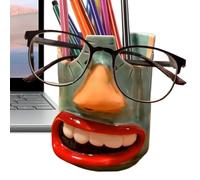 Pen Holder, Resin Funny Pencil Cup, Cute Decorative Organizer, Multi-Use Storage, 4.92 X 3.15 Inches, Ideal for Home, School, Classroom, Kids, Teachers, Workstations