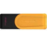 Pendrive Kingston DataTraveler Exodia S 512GB USB 3.2 Gen 1 Negro/Amarillo con tapón giratorio