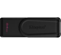 Kingston DataTraveler Exodia S Unidad Flash USB - 64GB - USB 3.2 Gen 1 - USB Type A - Negro/Negro - DTXS/64GB