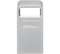 Kingston Technology DataTraveler Micro unidad flash USB 256 GB USB tipo A 3.2 Gen 1 (3.1 Gen 1) Plata