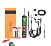 Pen Multimeter, Portable Intelligent Voltage Tester, Digital Ac, Dc Voltmeter, Continuity & Current Meter, 500mah Rechargeable Electrical Tester, 6.97x1.1x1.02 Inches