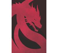 Pen & Paper Kampagnen Journal - Mit Charakterbögen, Index & 130 Notizseiten | 15,24 x 22,86 cm | Hardcover | Drache Rot Cover Edition