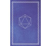 Pen & Paper Kampagnen Journal - Mit Charakterbögen, Index & 130 Notizseiten | 15,24 x 22,86 cm | Softcover | Blaue Cover Edition