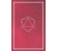 Pen & Paper Kampagnen Journal - Mit Charakterbögen, Index & 130 Notizseiten | 15,24 x 22,86 cm | Softcover | Rote Cover Edition