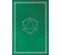 Pen & Paper Kampagnen Journal - Mit Charakterbögen, Index & 130 Notizseiten | 15,24 x 22,86 cm | Softcover | Smaragdgrüne Cover Edition