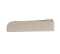 Pen Pouch, Pencil Case Pouch, Portable Leather Organizer, Large Capacity Design with Fashion Zipper Case, Ideal for School Supplies and Stationery Storage, 7.87x1.57x0.39 Inches