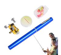 Pen Rod - Caña de Pescar portátil de Bolsillo - Caña de Pescar pequeña para cumpleaños, Vacaciones y Otras Ocasiones Especiales, mochileros Buena solución: el de bolígrafo es una solución Ideal