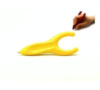 PenAgain ErgoSof Bolígrafo ergonómico en una bonita caja, blanco, amarillo, verde, rojo, negro, (personalizable), color amarillo
