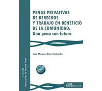 Penas privativas de derechos y trabajo en beneficio de la comunidad: u: 55 (Monografías de Derecho Penal)