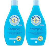 PENATEN Champú (400 ml), champú para bebés especialmente desarrollado para recién nacidos, sin parabenos, sulfatos ni colorantes, limpia suavemente y sin lágrimas (Paquete de 2)