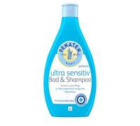 Penaten Ultra Sensitiv Bad & Shampoo - Gel de baño suave sin perfume para un baño suave y lavado de piel y cabello. También apto para alérgicos (2 unidades de 400ml)