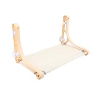 Penca de Ventana de Gato inalámbrica con 4 Tazas de succión, Fuerte Capacidad de Carga de Carga, Marco Resistente, Asiento de Ventana de Gato, Adecuado para Mascotas (FuchookyyBqutsB1-12)