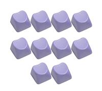 PENCHEAK 1U - Teclas con diseño de corazón, duraderas, antidecoloración, para teclados mecánicos, 10 teclas con diseño de corazón