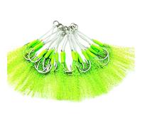 PENCHEAK 20pcs Asistencia Pesca Gancho Agua Salada Doble Asistencia Gamiñando Lento Lento Plantillas Otoño Otoño para Pesca para Kits Dobles Agua Salada Accesorios