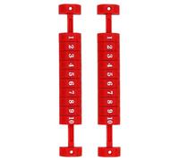 PENCHEAK 2pcs Football Standing Counters 10 Números Puntuación Puntaje Indicadores Tabla Fútbol Marqueo Accesorios Accesorios Guardianes