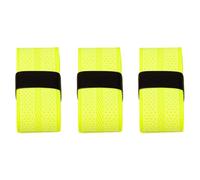 PENCHEAK 3 piezas de PU antideslizante absorción de golpes raqueta de tenis agarre envoltura durabilidad deportes raqueta de bádminton mango agarre agarre agarre PU absorbente tenis bádminton cinta de