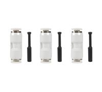 PENCHEAK 3pcs Impresora Tubo PTFE Conector Neumático 1.75 Mm Extrusor Filamento para Laboratorio X1c X1e P1p P1S Accesorios Impresora Conector del Tubo Alimentación PTFE