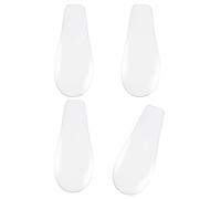 PENCHEAK 4 pares de protectores de tobillo de esquí con amortiguador | Almohadilla adhesiva de gel, transpirable, tobillera de poliéster para esquí, snowboard