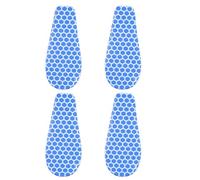 PENCHEAK 4 pares de protectores de tobillo de esquí con amortiguador | Almohadilla adhesiva de gel, transpirable, tobillera de poliéster para esquí, snowboard