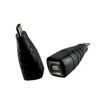 PENCHEAK Adaptador tipo C a USB B hembra a macho, tamaño pequeño, fácil de llevar, adaptador tipo a USB