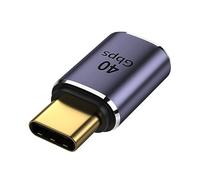PENCHEAK aleación de aluminio USB C a tipo adaptador hembra macho tipo adaptadores 40Gbps adaptadores de carga transmisión datos hembra macho extensor