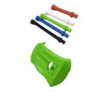 PENCHEAK Bases de soporte para pelotas de golf, base de césped de golf con 5 camisetas de simulador precortadas, accesorios de golpeo para interiores, base de césped de golf fácil de usar con