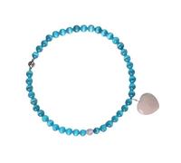 PENCHEAK Cabecillo Para Corazón De La Piedra Ocular De Los Gatos Azules A Mano Agrega Un Toque Elegante A Cualquier Atuendo Para Mujeres Elegantes Collar Con Cuentas