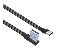PENCHEAK Cable de sincronización de datos de velocidad de cable USB a tipo C hembra multidireccional, para cámaras, tabletas, lectores de tarjetas de memoria, USB a tipo C hembra, cable de ángulo