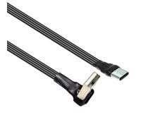 PENCHEAK Cable de sincronización de datos de velocidad de cable USB a tipo C hembra multidireccional, para cámaras, tabletas, lectores de tarjetas de memoria, USB a tipo C hembra, cable de ángulo