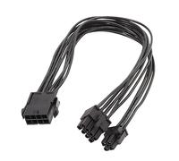 PENCHEAK Cable PCIe de 8 pines a 8 + 4 pines, convertidor de fuente de alimentación de pin a +4 pines para transferencia de energía de placa base, conector de fuente de alimentación suave