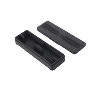 PENCHEAK Caja de almacenamiento eficiente con espacio para hélices para viajes familiares, funda esencial para hélices, Black