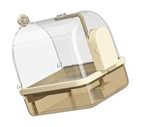 PENCHEAK Caja De Baño para Pájaros Mascotas Fuente Automática Circulaciones Agua Continuas Fáciles Limpiar con Bañera Múltiplespas