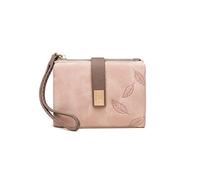PENCHEAK Cartera compacta de cuero para mujer, tarjetero, gran capacidad, monedero plegable para mujer, bolsa de dinero para mujer, a, Mass Beauty
