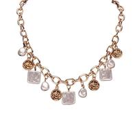 PENCHEAK Collar de moda con colgante geométrico, elegante textura de aleación irregular, adecuado para amantes de la moda, joyería de cuello de moda, talla única, como se describe, como se describe