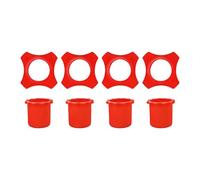 PENCHEAK Cubierta de micrófono de esponja suave antideslizante, anillos de diseño universal, protección gruesa para uso frecuente, cubierta de espuma de micrófono resistente