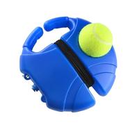PENCHEAK Equipo de práctica individual, herramienta portátil de entrenamiento de tenis con pelota de cuerda elástica para práctica individual, reboteador de tenis, fácil instalación
