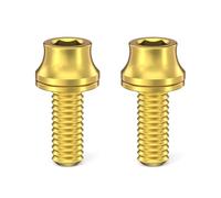 PENCHEAK Fácil Instalación M5X12MM SILVES ADECUADOS para BICCLES Portes De Botella De Agua Ligeros con Propiedades Anticorrosiones Tornillos Bicicleta Resistencia