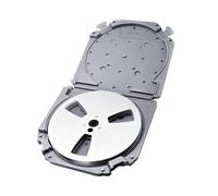 PENCHEAK Funda protectora de almacenamiento para carretes de cinta vacía de 3 agujeros, construcción de aluminio ABS, planificador seguro con bolsa de transporte, caja de almacenamiento de cinta