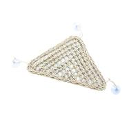 PENCHEAK Hamaca de dragón barbudo para pequeños reptiles, cama de paja tejida a mano con ventosa fuerte para terrarios, ropa de cama de reptiles