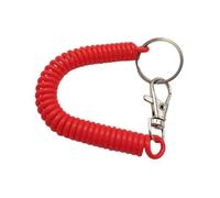 PENCHEAK Holla Llavero Bobina Retráctil Clave Seguro Joya Elástica Ornamento Colgante Para Trabajadores Oficinas Oficina Uso Oficina