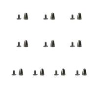 PENCHEAK Juego de 10 clavos de aleación de estilo gótico, adornos de aleación, remaches de aleación, picos cónicos para bolsos, zapatos y otros proyectos de manualidades, accesorios de atuendo para