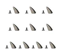 PENCHEAK Juego de 10 clavos de aleación de estilo gótico, adornos de aleación, remaches de aleación, picos cónicos para bolsos, zapatos y otros proyectos de manualidades, accesorios de atuendo para