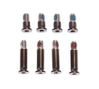 PENCHEAK Juego de 6 tornillos para carcasa inferior de laptop de 14 pulgadas, 16 pulgadas, A2442 A2485, tornillo de repuesto plateado/gris