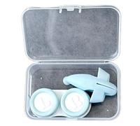 PENCHEAK Kit de lentes de sujeción para lentes, contenedor de viaje para caja de almacenamiento, Blue