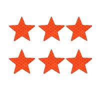 PENCHEAK Paquete 6 Pegatinas Estrellas Reflectantes para Decoración Exterior del Vehículo Que Mejora Seguridad Nocturna Que Ofrece Visibilidad Visibilidad Pegatina para Automóvil
