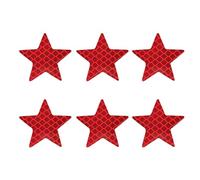 PENCHEAK Paquete 6 Pegatinas Estrellas Reflectantes para Decoración Exterior del Vehículo Que Mejora Seguridad Nocturna Que Ofrece Visibilidad Visibilidad Pegatina para Automóvil