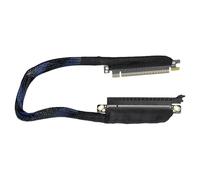 PENCHEAK PCIe5.0 X16 Risers 180 Grados Salida Izquierda Entrada Izquierda Tarjeta De Gráficos Cable De Extensión Braide Shield Para Mejorar Enfriamiento