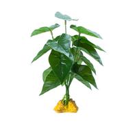 PENCHEAK Planta artificial de reptiles para escondites de escalada, terrario, selva, hierba falsa, adornos de hábitat, decoración de plantas artificiales